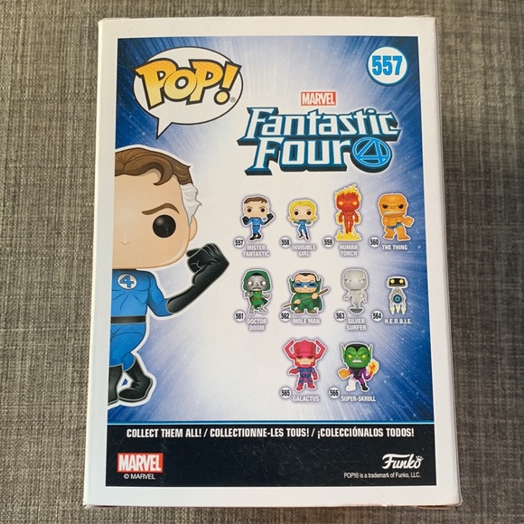 Marvel Fantastic Four Mister Fantastic Funko Pop - 557 new - Picture 3 of 6